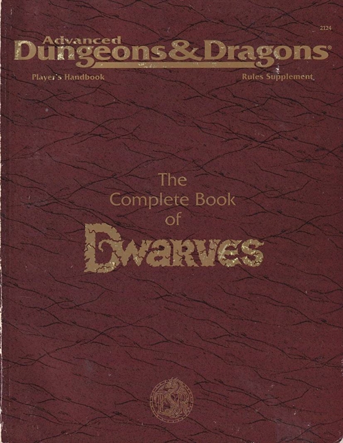 AD&D 2nd Edition - The Complete Book of Dwarves (B Grade) (Used) (Eng)
